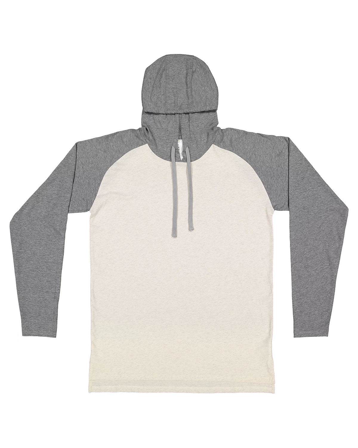 Men's Hooded Raglan Long Sleeve Fine Jersey T-Shirt 11 Men's Hooded Raglan Long Sleeve Fine Jersey T-Shirt - Image 9