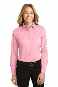 Ladies Long Sleeve Easy Care Shirt -Jiffyshirts Store 3bce6ecdf99407