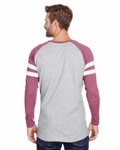 Men's Gameday Mash-Up Long Sleeve Fine Jersey T-Shirt -Jiffyshirts Store 3c2df474efcec3