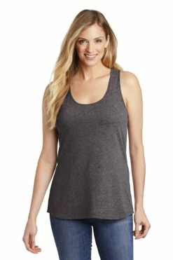 District Ladies' V.I.T. Gathered Back Tank -Jiffyshirts Store 3dce6d887d5a0e