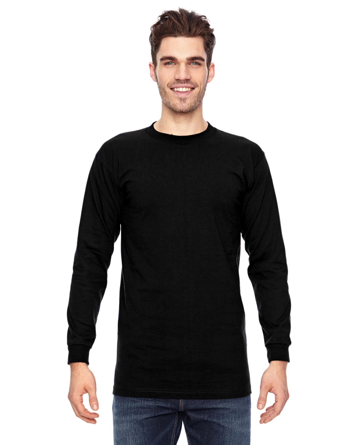 Adult Unisex 6.1 Oz., 100% Cotton Long Sleeve T-Shirt 3 Adult Unisex 6.1 Oz., 100% Cotton Long Sleeve T-Shirt