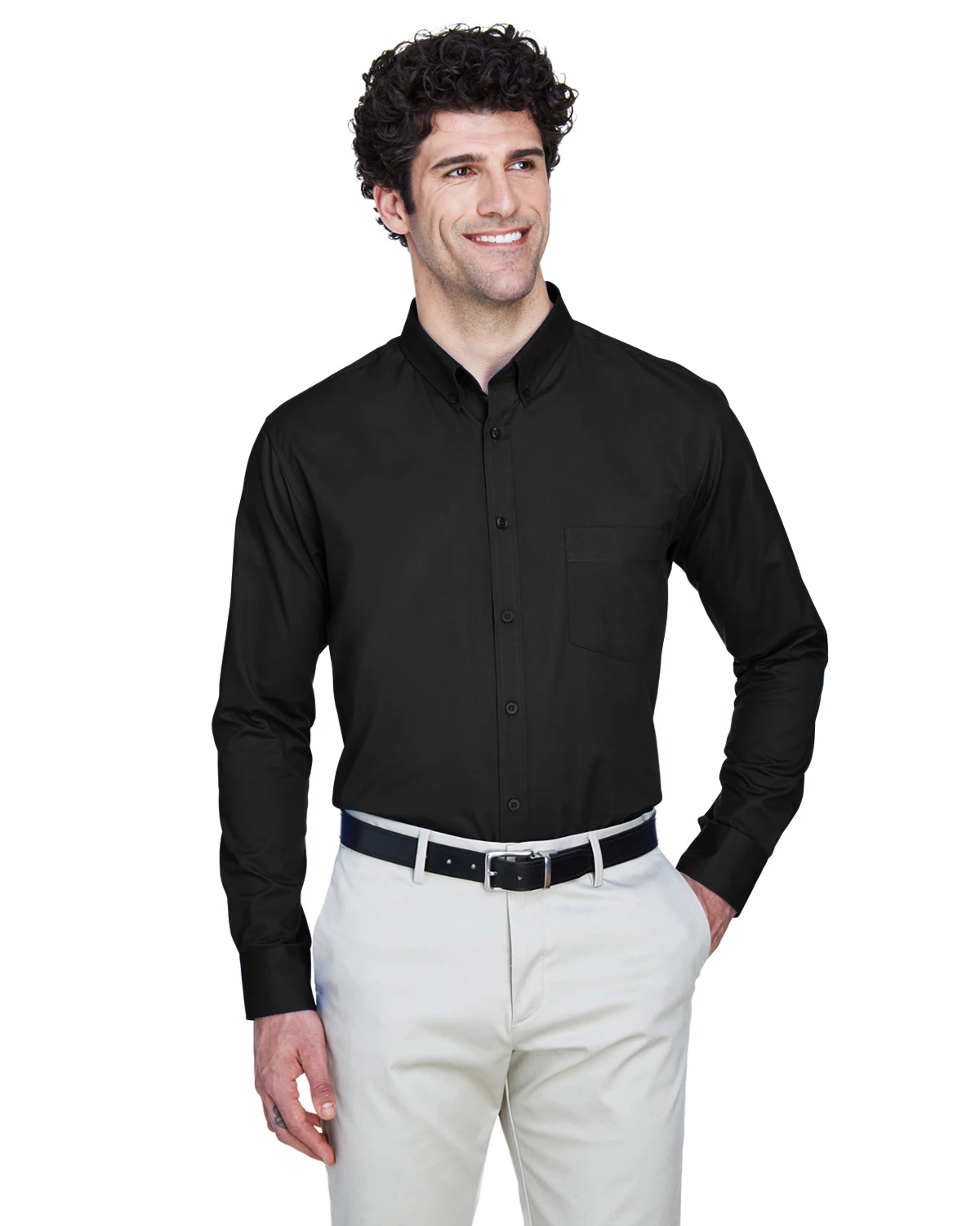 Men's Operate Long-Sleeve Twill Shirt 7 Men's Operate Long-Sleeve Twill Shirt - Image 5