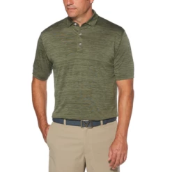 Callaway Men's Broken Stripe Texture Polo