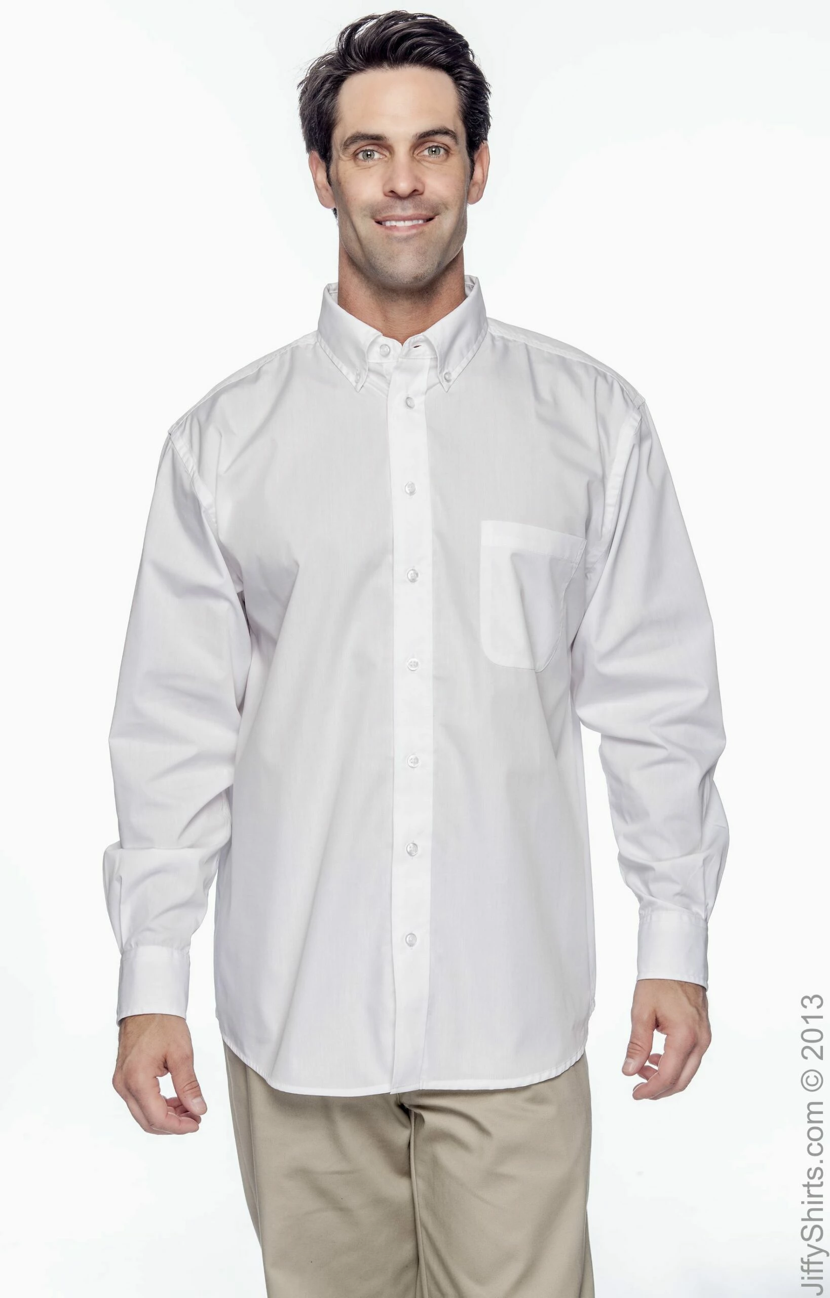 Men's 3.1 Oz. Essential Poplin 7 Men's 3.1 Oz. Essential Poplin - Image 5