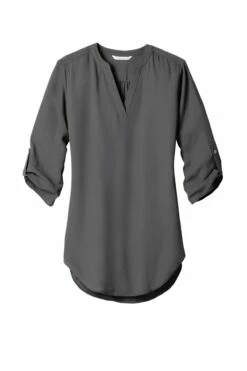 Ladies 3/4-Sleeve Tunic Blouse -Jiffyshirts Store 4139ca8e453f52