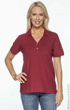 Ladies' Pima Piqué Short-Sleeve Y-Collar Polo 25 Ladies' Pima Piqué Short-Sleeve Y-Collar Polo -Jiffyshirts Store 43A869CB9E726A