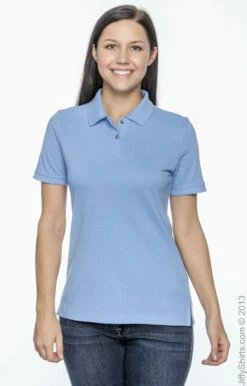 Ladies' 6 Oz. Ringspun Cotton Piqué Short-Sleeve Polo 33 Ladies' 6 Oz. Ringspun Cotton Piqué Short-Sleeve Polo -Jiffyshirts Store 43B44943EE92D4