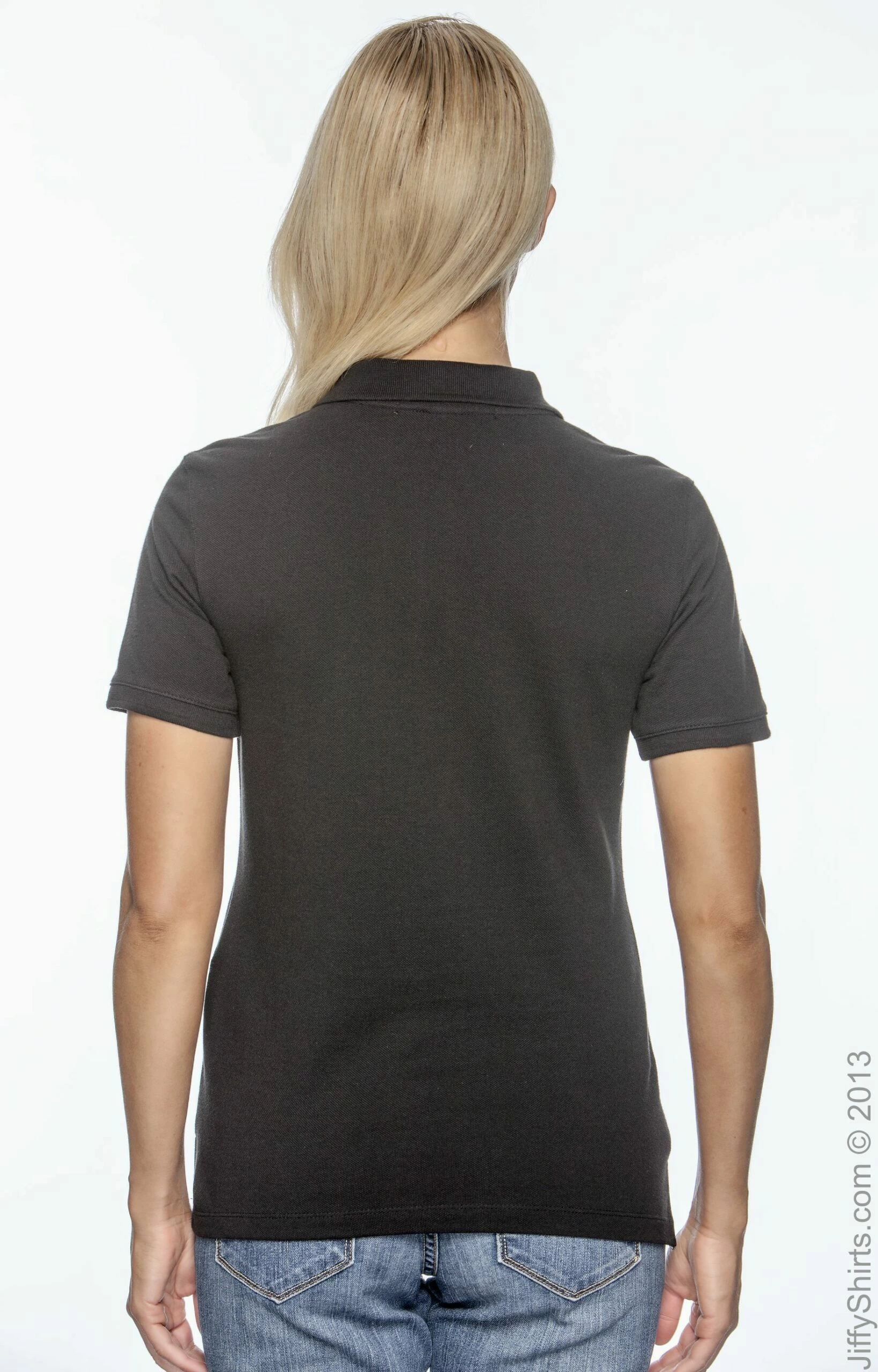 Ladies' 6 Oz. Ringspun Cotton Piqué Short-Sleeve Polo 6 Ladies' 6 Oz. Ringspun Cotton Piqué Short-Sleeve Polo - Image 4