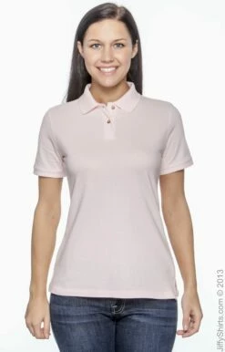 Ladies' 6 Oz. Ringspun Cotton Piqué Short-Sleeve Polo 30 Ladies' 6 Oz. Ringspun Cotton Piqué Short-Sleeve Polo -Jiffyshirts Store 43CD25D1449475