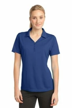 Ladies PosiCharge Micro-Mesh Polo -Jiffyshirts Store 43c7100b9fac01