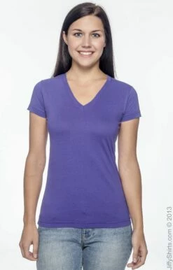 Ladies' Junior Fit V-Neck T-Shirt -Jiffyshirts Store 44385DDC1E9429