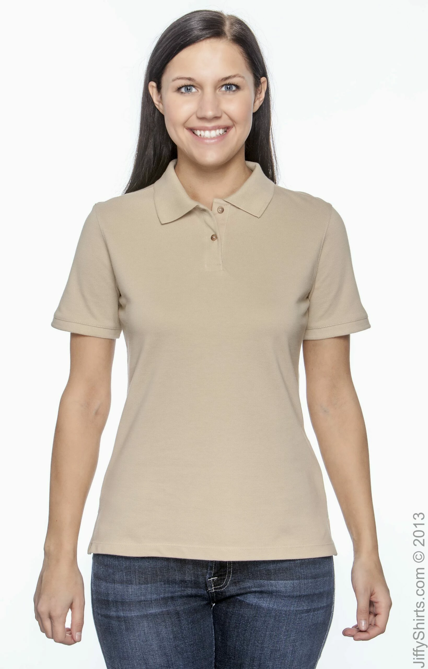 Ladies' 6 Oz. Ringspun Cotton Piqué Short-Sleeve Polo 19 Ladies' 6 Oz. Ringspun Cotton Piqué Short-Sleeve Polo - Image 17