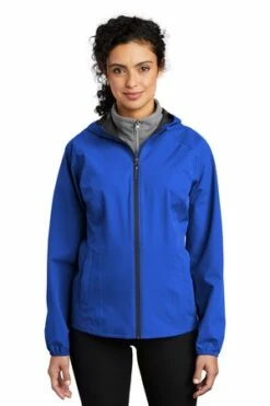 Ladies Essential Rain Jacket -Jiffyshirts Store 452300db732bfb
