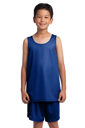 Youth Unisex PosiCharge Classic Mesh Reversible Tank 10 Youth Unisex PosiCharge Classic Mesh Reversible Tank - Image 8