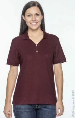 Ladies' Pima Piqué Short-Sleeve Y-Collar Polo 26 Ladies' Pima Piqué Short-Sleeve Y-Collar Polo -Jiffyshirts Store 462F407EE5CBF6