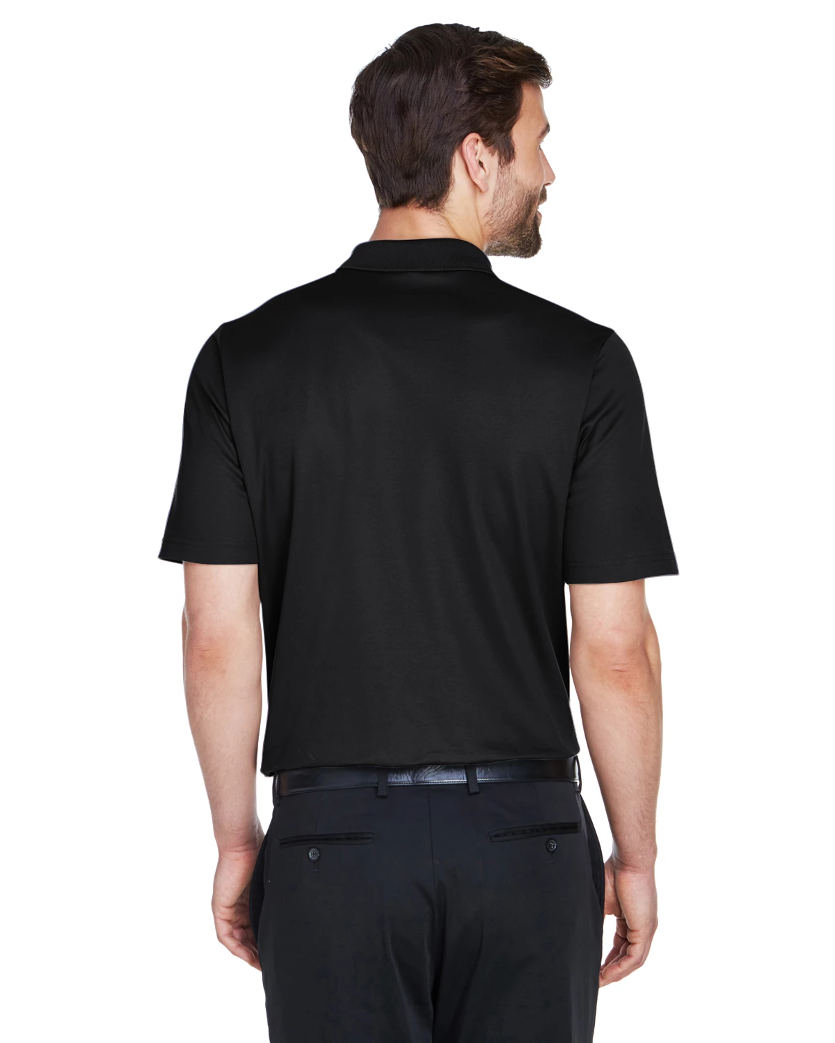 CrownLux Performance™ Men's Plaited Polo 5 CrownLux Performance™ Men's Plaited Polo - Image 3