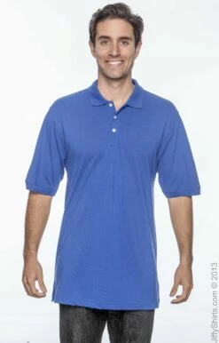 Men's 5.6 Oz. Easy Blend™ Polo -Jiffyshirts Store 470403235F2BE1