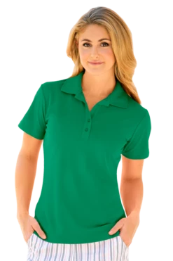 Greg Norman Women’s Play Dry® Performance Mesh Polo -Jiffyshirts Store 473b6eaa35b630