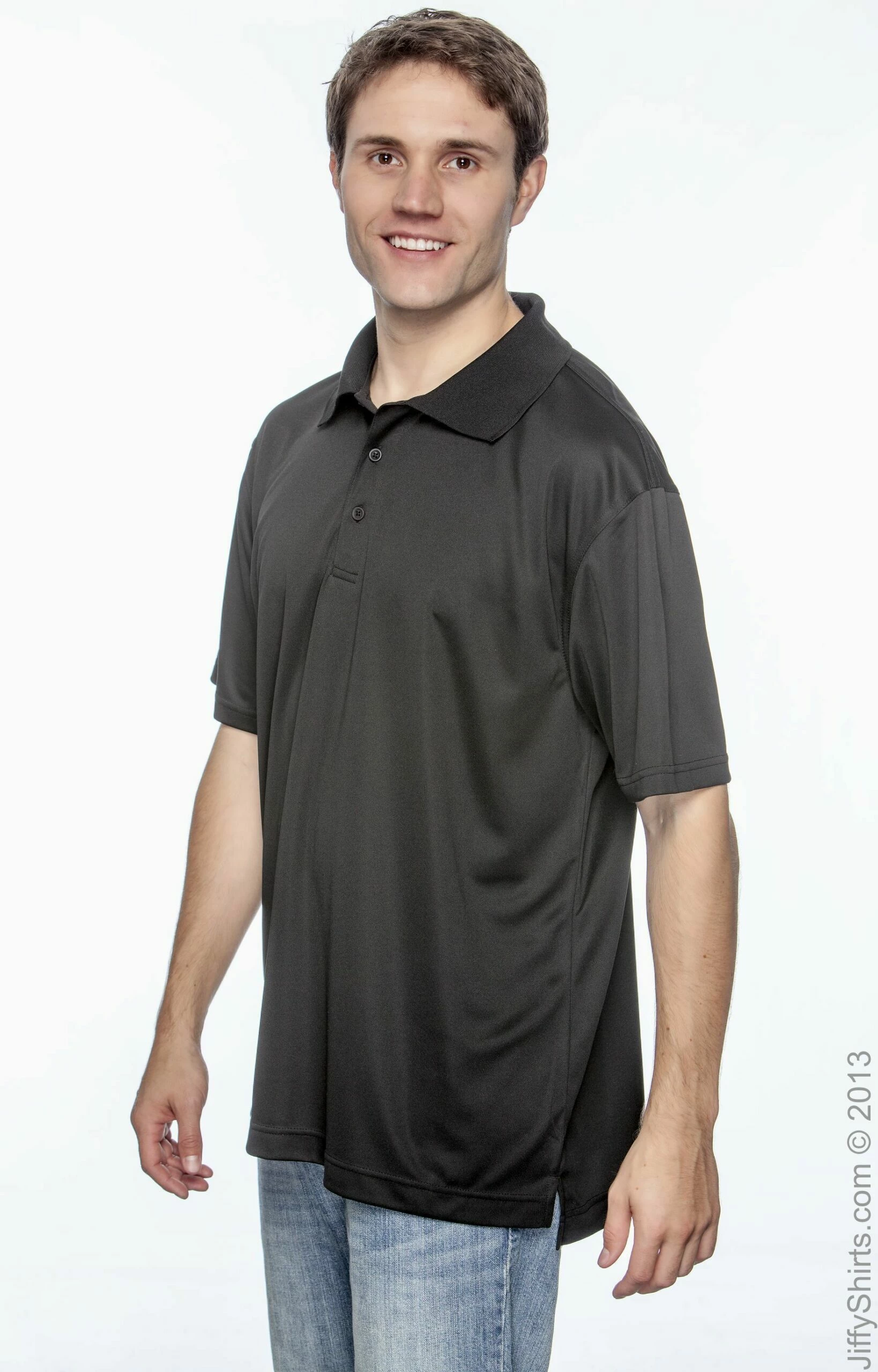 Men's 4 Oz. Polytech Polo 4 Men's 4 Oz. Polytech Polo - Image 2