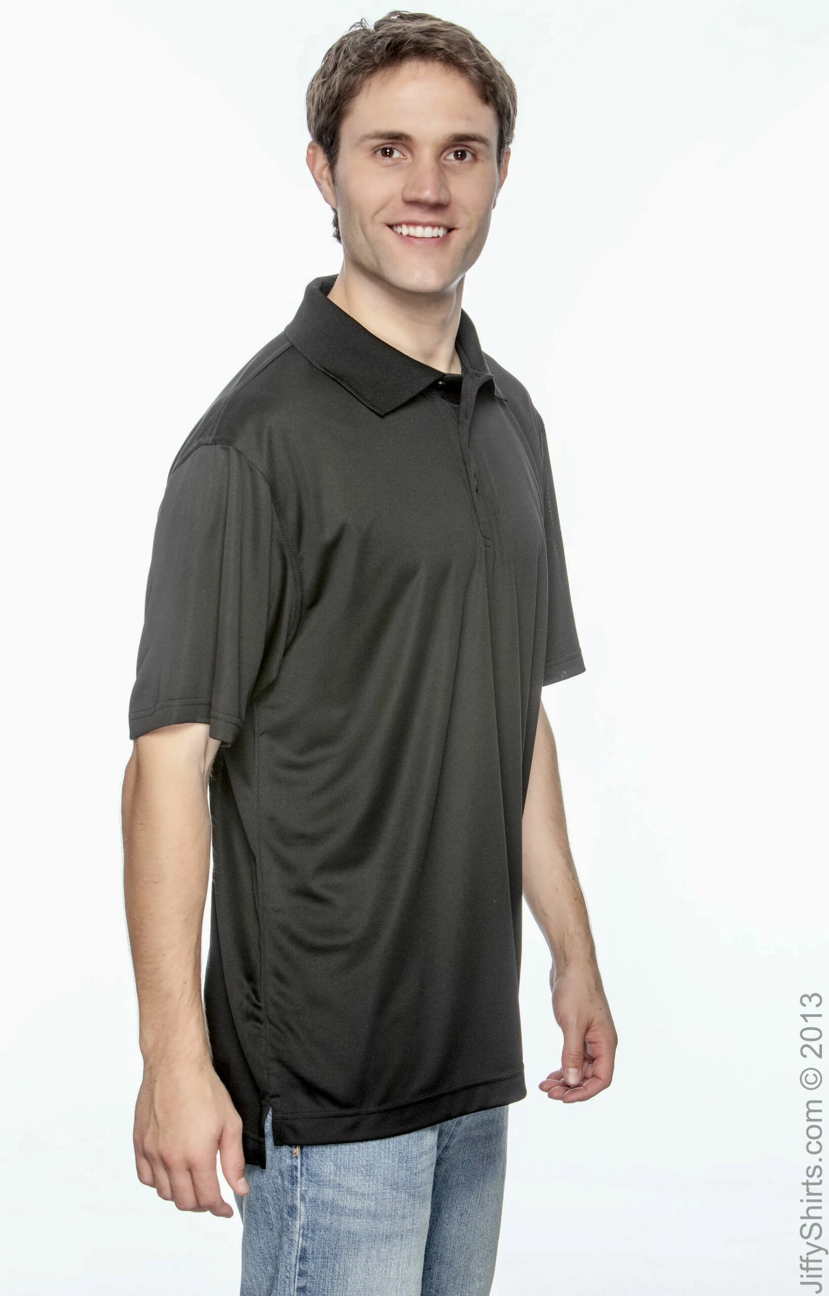 Men's 4 Oz. Polytech Polo 5 Men's 4 Oz. Polytech Polo - Image 3