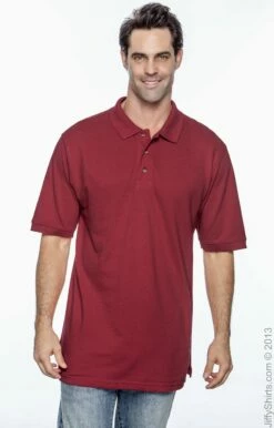 Men's 6 Oz. Ringspun Cotton Piqué Short-Sleeve Polo -Jiffyshirts Store 48EB61AB6E1623