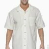 Men's Barbados Textured Camp Shirt 2 Men's Barbados Textured Camp Shirt -Jiffyshirts Store 4A71A859D4F820