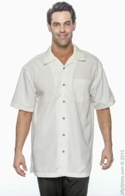 Men's Barbados Textured Camp Shirt