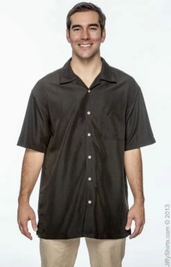 Men's Barbados Textured Camp Shirt -Jiffyshirts Store 4A750F3B15F49C