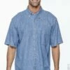 Men's 6.5 Oz. Short-Sleeve Denim Shirt 2 Men's 6.5 Oz. Short-Sleeve Denim Shirt -Jiffyshirts Store 4ACB707F3FAACA