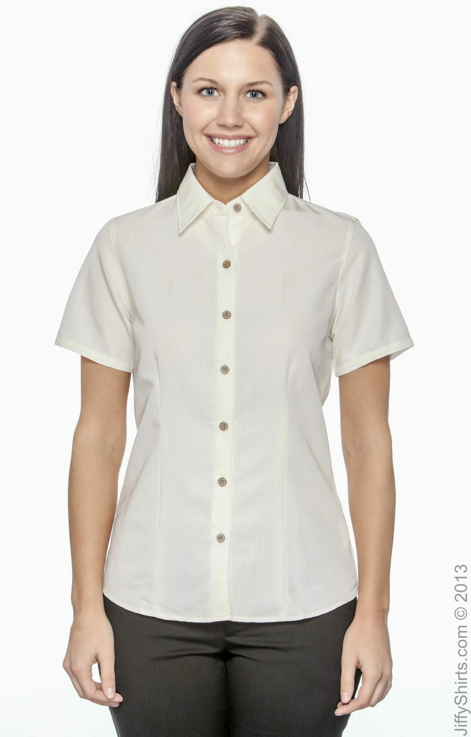 Ladies' Barbados Textured Camp Shirt 3 Ladies' Barbados Textured Camp Shirt