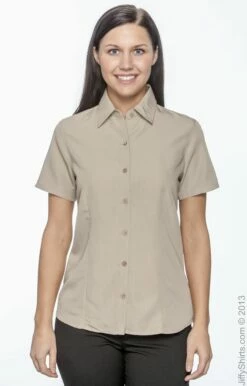 Ladies' Barbados Textured Camp Shirt 20 Ladies' Barbados Textured Camp Shirt -Jiffyshirts Store 4C061C775EEA93