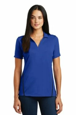 Ladies Contrast PosiCharge Tough Polo -Jiffyshirts Store 4b2045a6425117