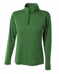 Ladies' Tonal Space-Dye Quarter-Zip -Jiffyshirts Store 4cd9dc43d1ac65
