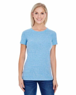 Ladies' Triblend Short-Sleeve T-Shirt 26 Ladies' Triblend Short-Sleeve T-Shirt -Jiffyshirts Store 4e450f0694c629