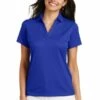 Ladies Performance Fine Jacquard Polo -Jiffyshirts Store 4f84f90eb0173f