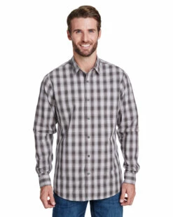 Men's Mulligan Check Long-Sleeve Cotton Shirt -Jiffyshirts Store 4fdd057b034915