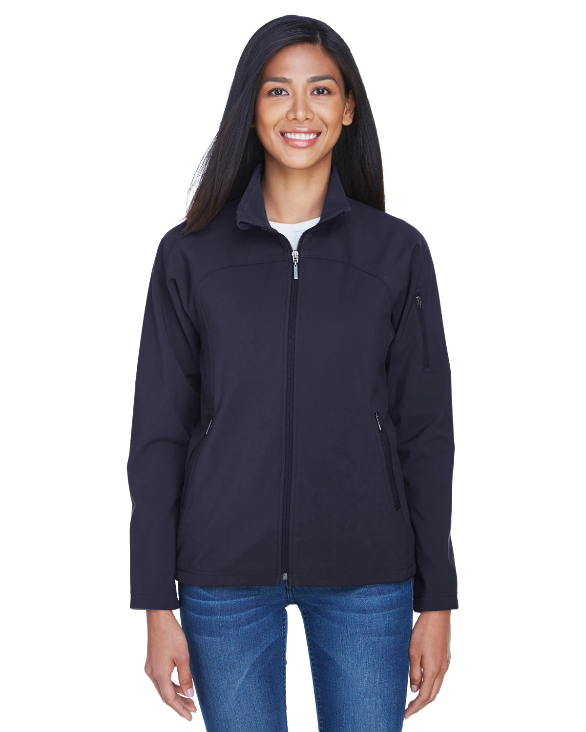 Ladies' Three-Layer Fleece Bonded Performance Soft Shell Jacket 6 Ladies' Three-Layer Fleece Bonded Performance Soft Shell Jacket - Image 4