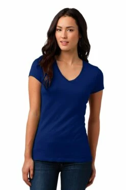 District Ladies' Junior Soft Wash V-Neck Tee 25 District Ladies' Junior Soft Wash V-Neck Tee -Jiffyshirts Store 51134fe3c23d08
