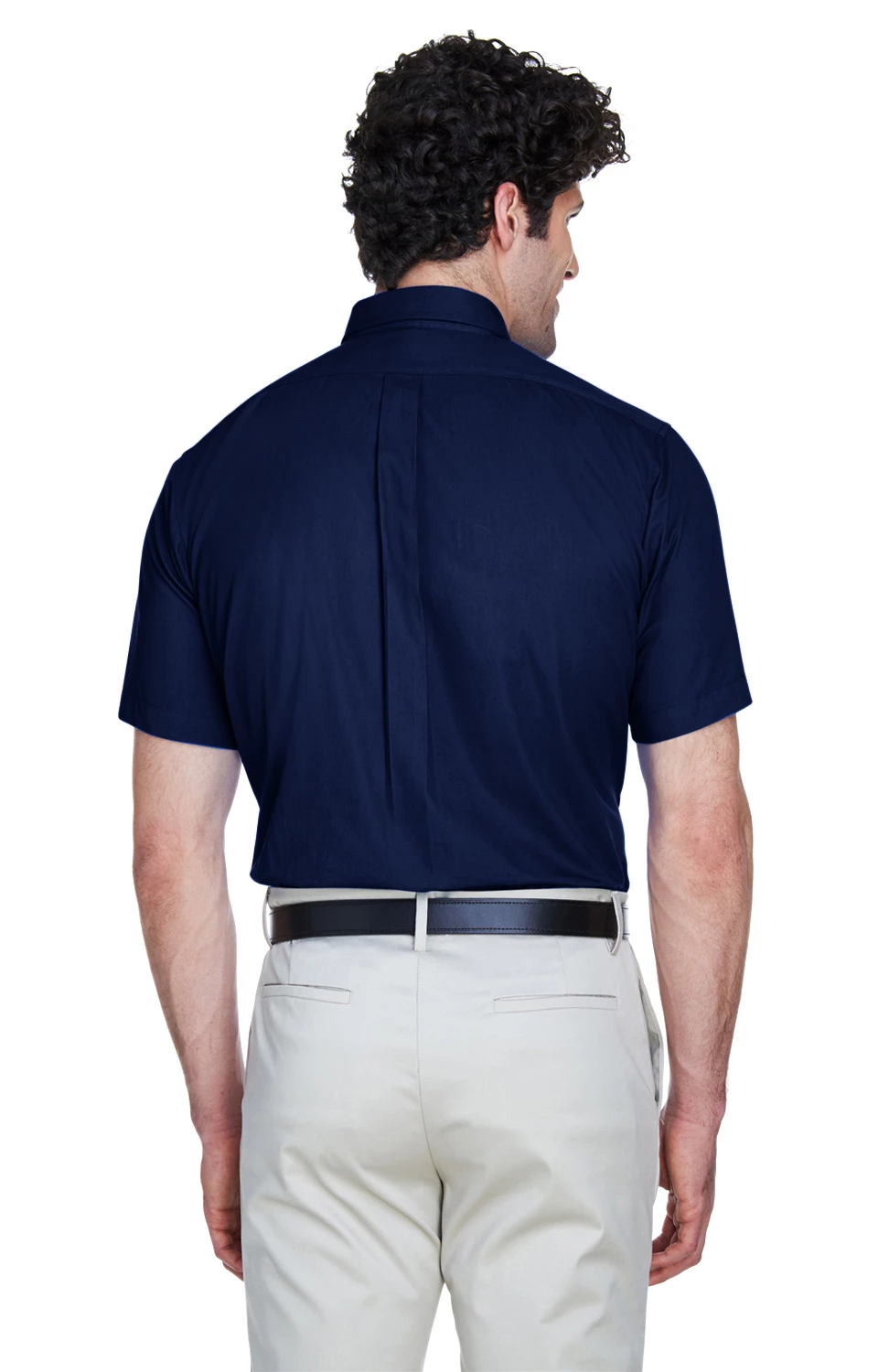 Men's Tall Optimum Short-Sleeve Twill Shirt 5 Men's Tall Optimum Short-Sleeve Twill Shirt - Image 3