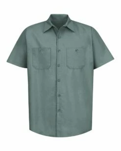 Industrial Short Sleeve Work Shirt -Jiffyshirts Store 5143ab1166fa64