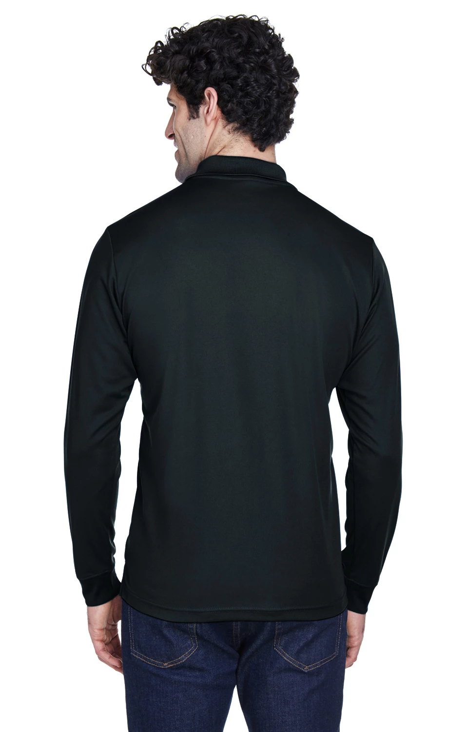 Men's Tall Pinnacle Performance Long-Sleeve Piqué Polo 5 Men's Tall Pinnacle Performance Long-Sleeve Piqué Polo - Image 3
