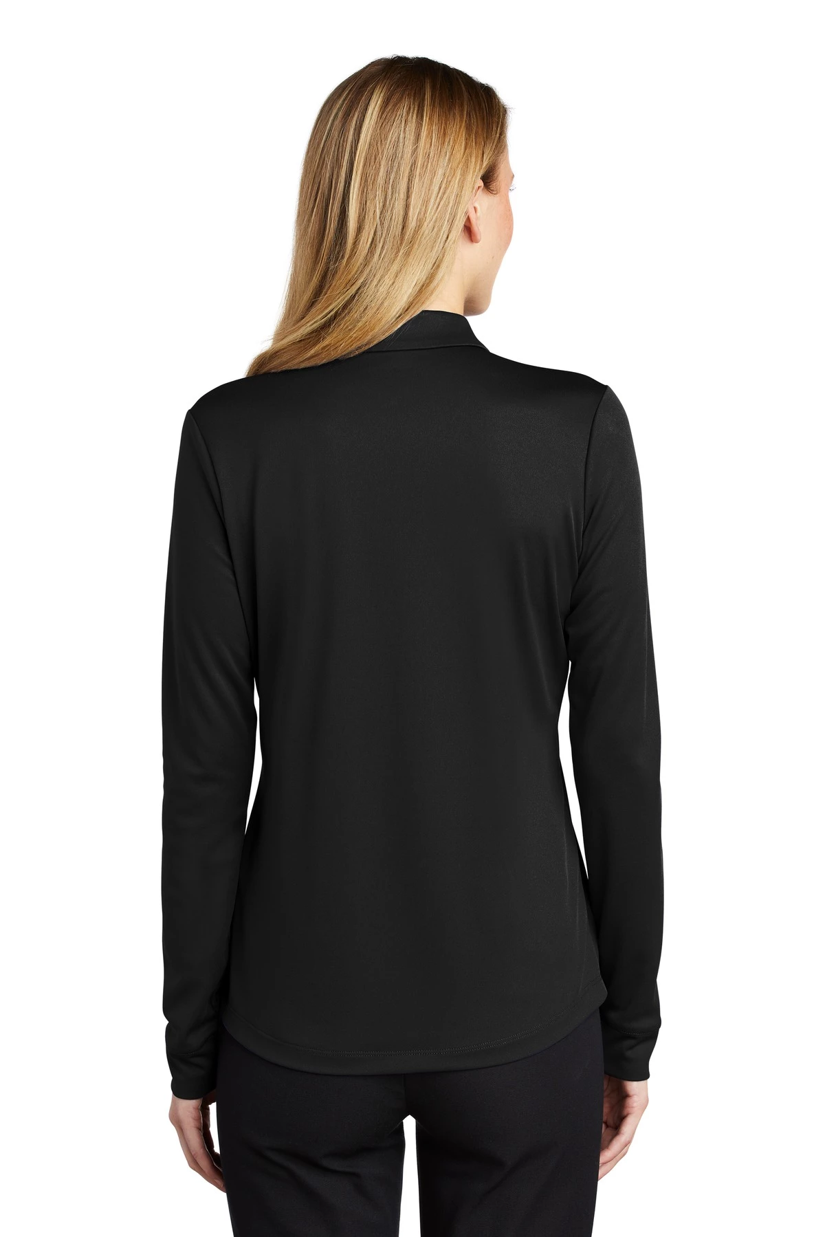 Ladies Silk Touch Performance Long Sleeve Polo 4 Ladies Silk Touch Performance Long Sleeve Polo - Image 2