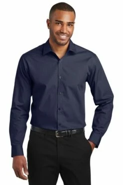 Slim Fit Carefree Poplin Shirt
