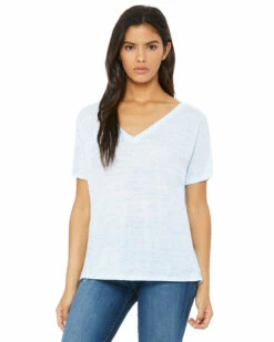 Ladies' Slouchy V-Neck T-Shirt -Jiffyshirts Store 54d43b30d8d997