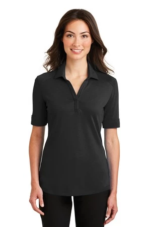 Ladies Silk Touch Interlock Performance Polo 8 Ladies Silk Touch Interlock Performance Polo - Image 6