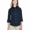 Ladies' Perfect Fitâ„¢ 3/4-Sleeve Stretch Poplin Blouse 1 Ladies' Perfect Fitâ„¢ 3/4-Sleeve Stretch Poplin Blouse -Jiffyshirts Store 56f47499c02903