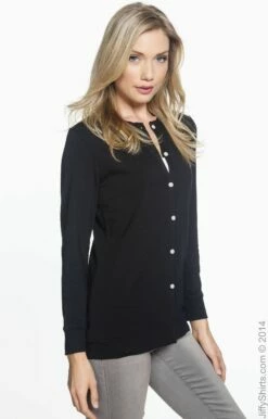 Ladies' Perfect Fit™ Ribbon Cardigan 14 Ladies' Perfect Fit™ Ribbon Cardigan -Jiffyshirts Store 575341B883B010