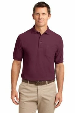 Silk Touch Polo With Pocket 26 Silk Touch Polo With Pocket -Jiffyshirts Store 58216c507c5617