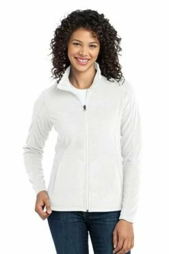 Ladies Microfleece Jacket -Jiffyshirts Store 58bbf09b04e184