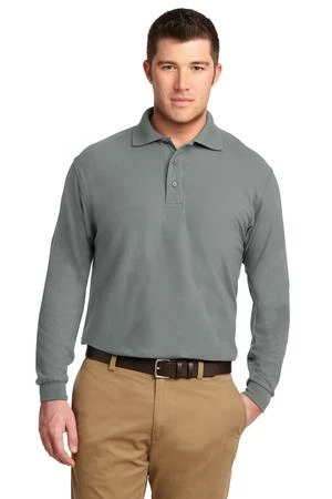 Silk Touch Long Sleeve Polo 9 Silk Touch Long Sleeve Polo - Image 7